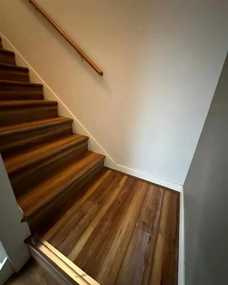 After staircase landing remodel